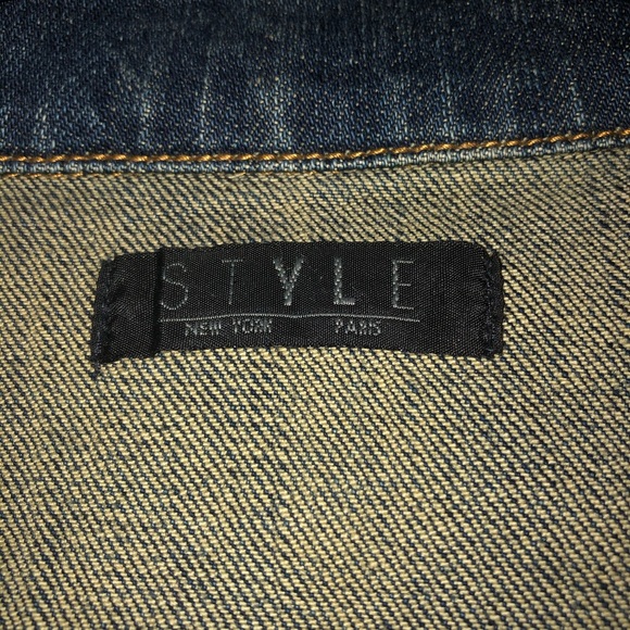 Style Denim Beaded Embellished Jacket - Picture 4 of 5